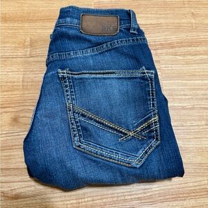 Buckle BKE Aiden Jeans 28R Dark Wash Bootcut Denim Workwear Western 28x30